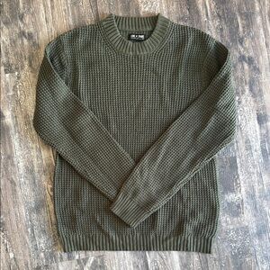 Olive Green Knit Sweater